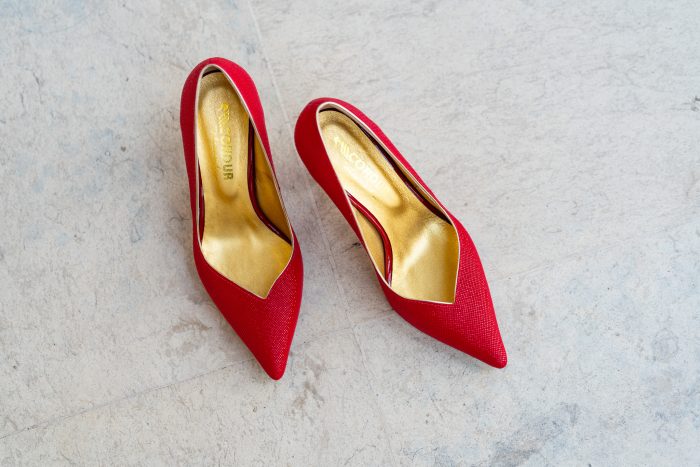 Pantofi Dama Toc Clepsidra Marta Red CONDUR by alexandru 5