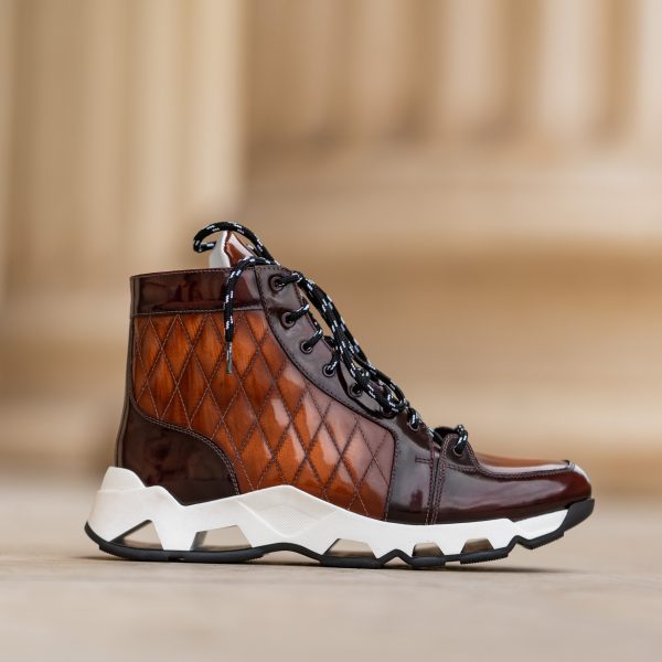 Ghete Print Cognac d’Alexandru - imagine 3