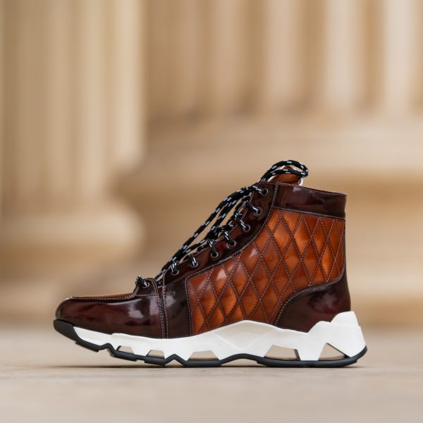 Ghete Print Cognac d’Alexandru - imagine 2