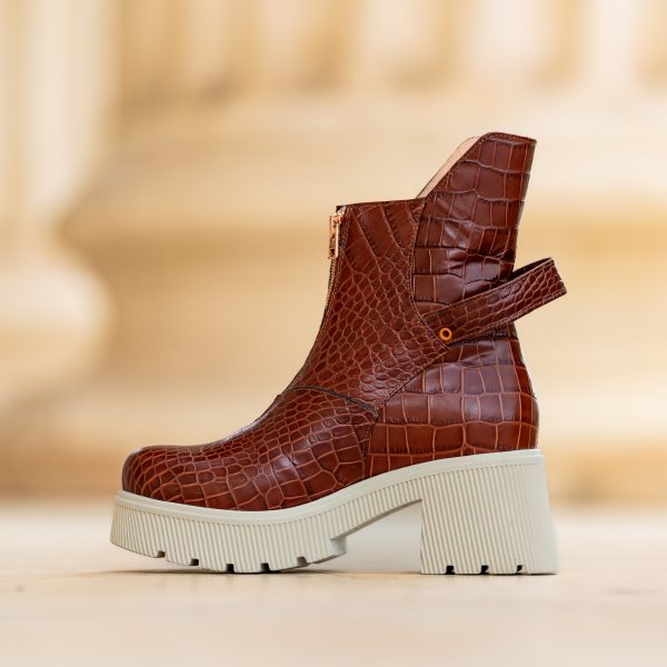Ghete Dama din Piele Naturala Lelia Light - imagine 3