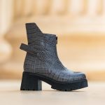 Ghete Dama din Piele Naturala Leila Gray CONDUR by alexandru 1