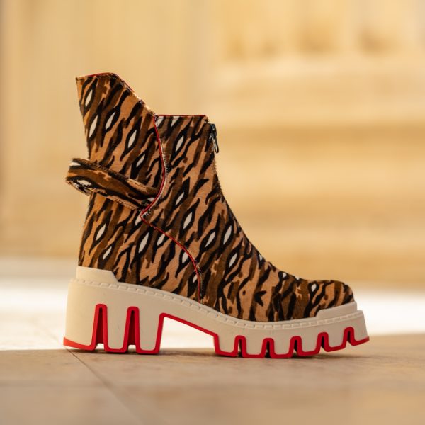 Ghete Dama din Piele Naturala Lelia Shades of Brown CONDUR by alexandru 1