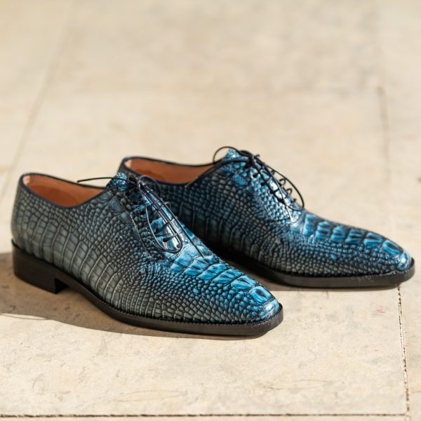 Pantofi Oxford 427 Bleumarin - imagine 2