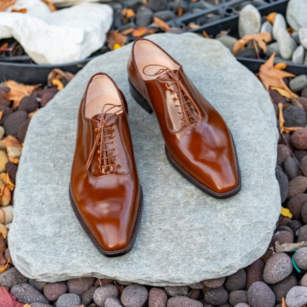 Pantofi Oxford 427 Brush Camel Perie - imagine 5