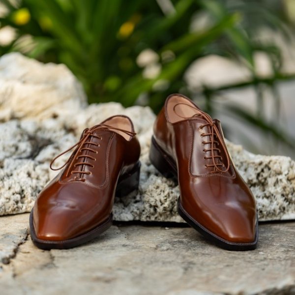 Pantofi Oxford 427 Brush Camel Perie - imagine 4