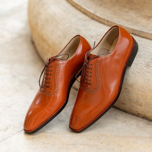 Pantofi Oxford 427 Cognac Light - imagine 2