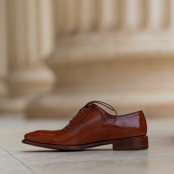Pantofi Oxford 427 Patina Cognac - imagine 3