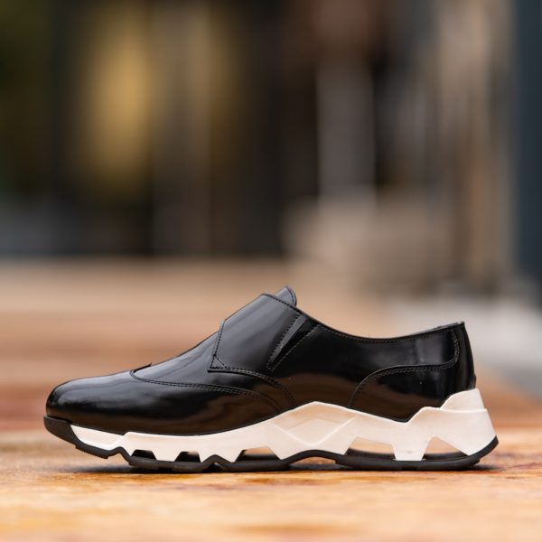 Pantofi Smart Casual Monk Black - imagine 3