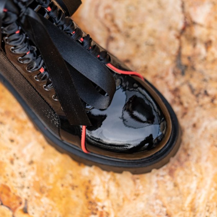 Ghete Dama din Piele Naturala Soren All Black CONDUR by alexandru 3