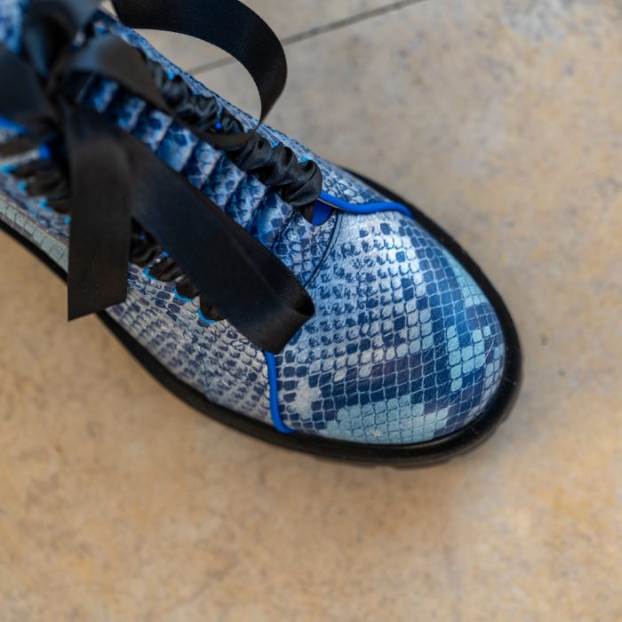 Ghete Dama din Piele Naturala Soren Blue Print CONDUR by alexandru 3