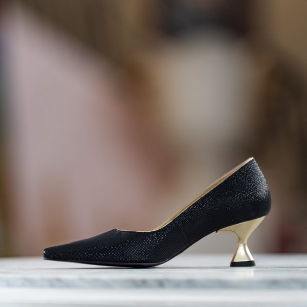 Pantofi Dama Toc Clepsidra Roanna Black - imagine 2