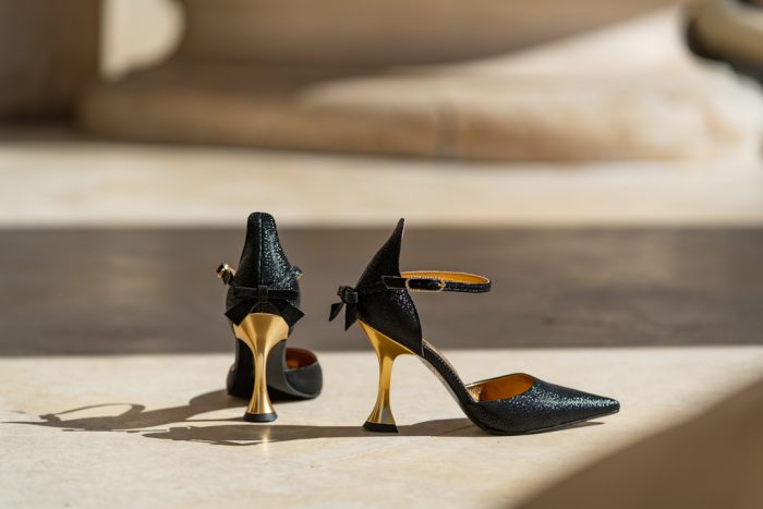 Pantofi Dama Toc Clepsidra Martina Black