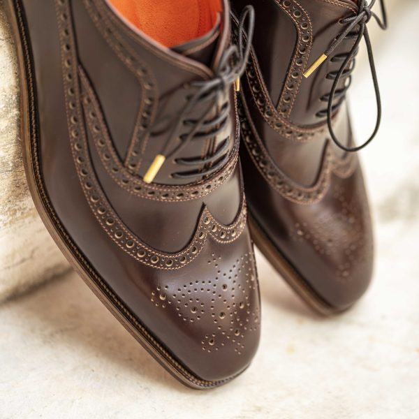 Pantofi Oxford 15174 picussa maro T2 - imagine 2