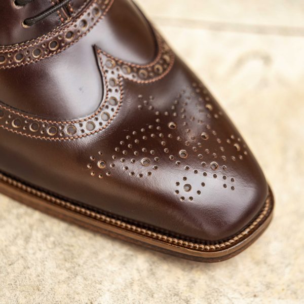 Pantofi Oxford 15174 picussa maro T2 - imagine 3