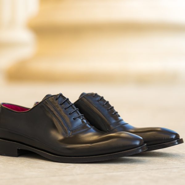 Pantofi Oxford 15173 Negru - imagine 2