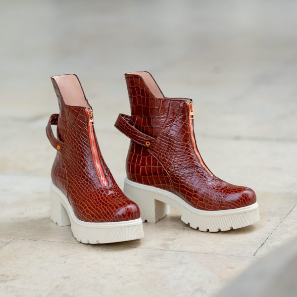 Ghete Dama din Piele Naturala Lelia Light - imagine 2