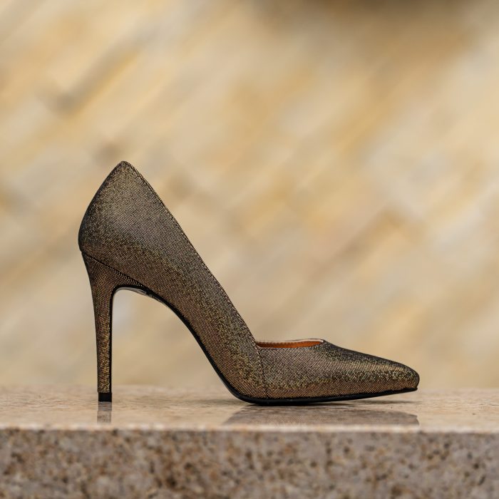 Aime-Print-Auriu-2.jpg Pantofi Stiletto Aime Print Auriu CONDUR by alexandru 1