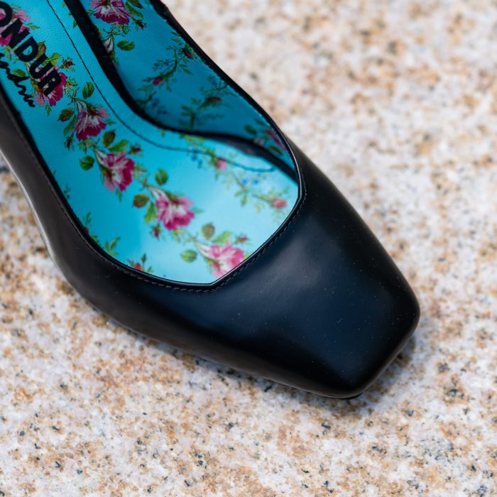 Pantofi Dama Cu Toc Gros Alima Black CONDUR by alexandru 3