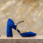 Pantofi Dama Cu Toc Gros Baccarat Indigo CONDUR by alexandru 1