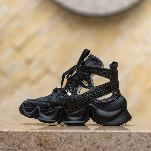 Cosette Print Negru - imagine 3