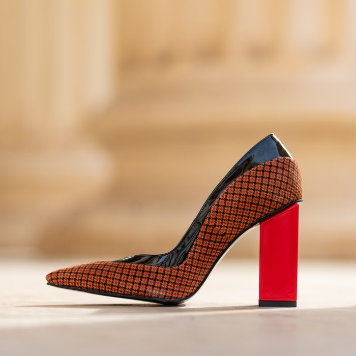 Pantofi Dama Cu Toc Gros Esme Briks CONDUR by alexandru 2