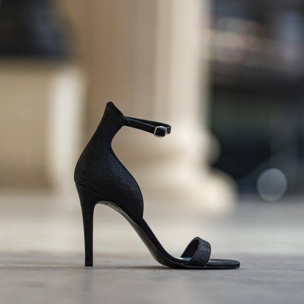 Sandale Dama din Piele Naturala Iara Black