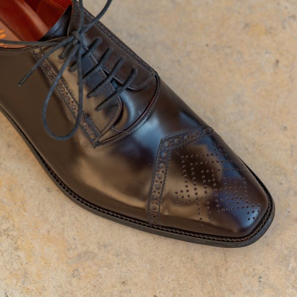 Pantofi Oxford 042 maro - imagine 4