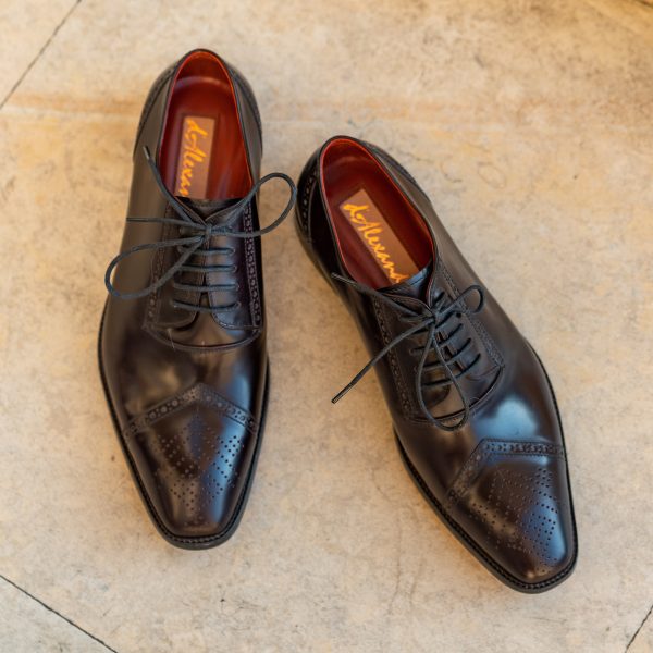 Pantofi Oxford 042 maro - imagine 5