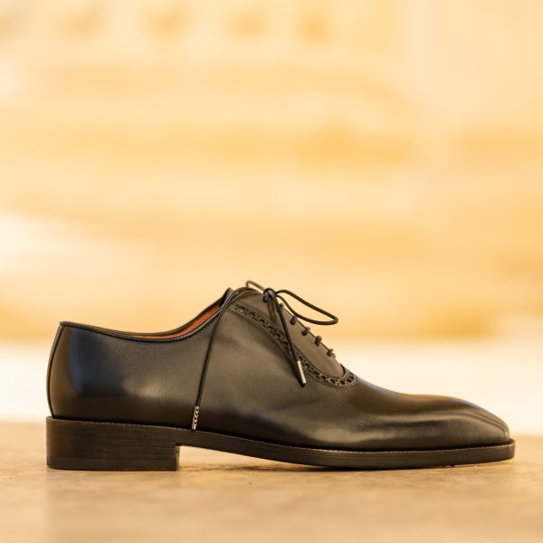 Pantofi Oxford 427 Black Leather - imagine 3