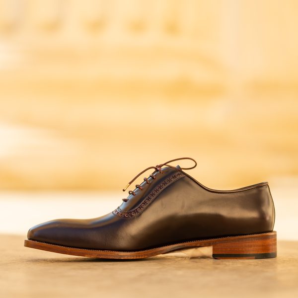 Pantofi Oxford 427 Brush Bordo - imagine 3