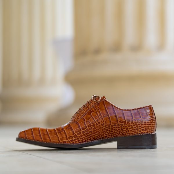 Pantofi Oxford 427 Cognac - imagine 3