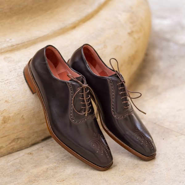 Pantofi Oxford 427 Picussa Maro - imagine 3