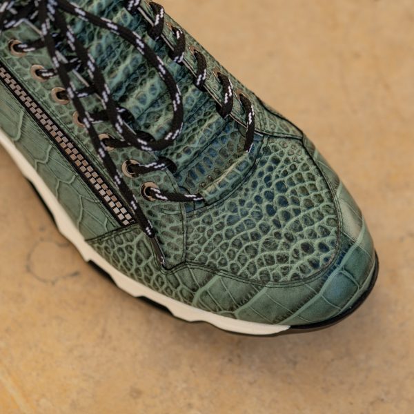 Pantofi Smart Business Verde Ocean - imagine 2