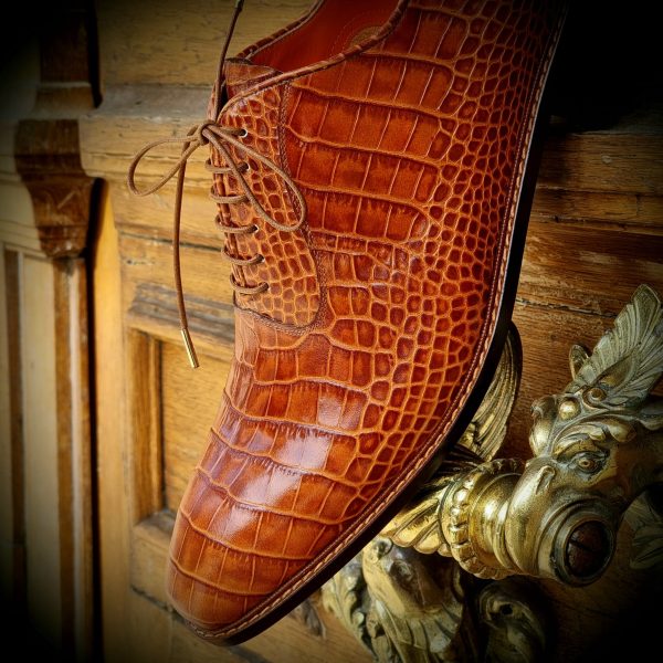 Pantofi Oxford 427 Cognac - imagine 5