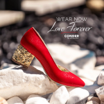 Pantofi Dama Cu Toc Gros Melina Red CONDUR by alexandru 1