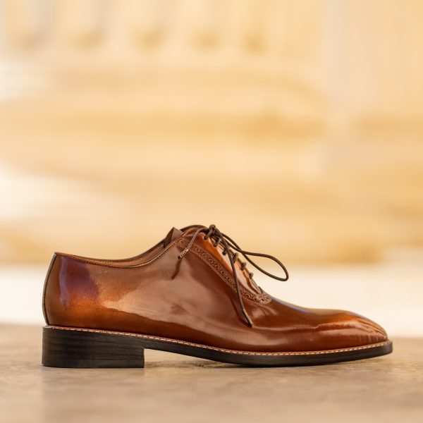 Pantofi Oxford 427 Brush Camel Gold - imagine 3