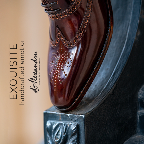 Pantofi oxford 151741 maro - imagine 1