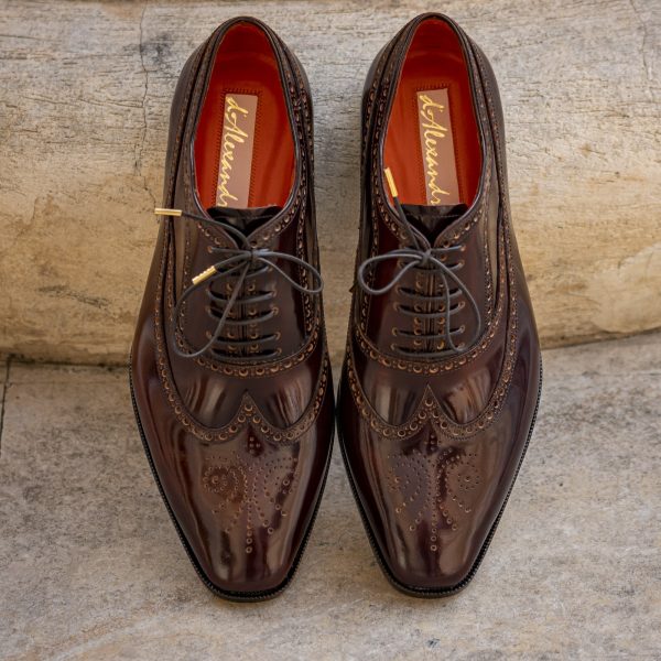 Pantofi oxford 151741 maro - imagine 4