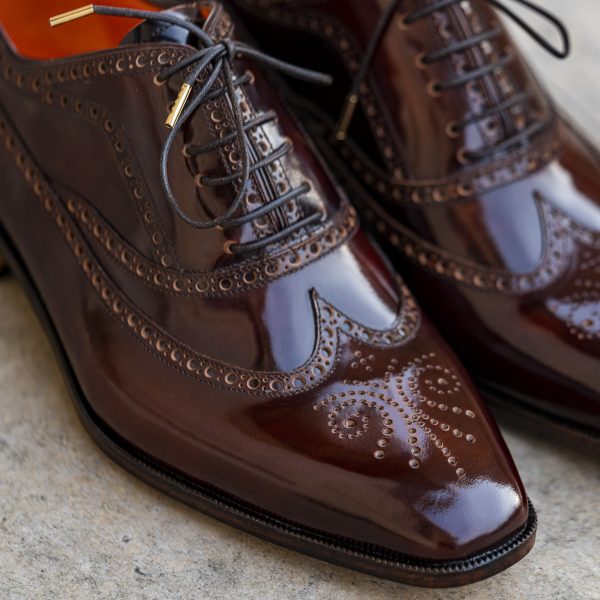 Pantofi oxford 151741 maro - imagine 5