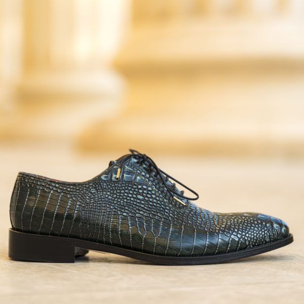 Pantofi Oxford 427 Verde Padure - imagine 2