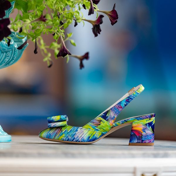 Sandale Dama din Piele Naturala Joy Magic Blue CONDUR by alexandru 3