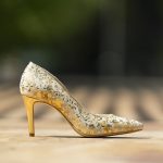 Pantofi Stiletto Adele Golden Flower CONDUR by alexandru 1