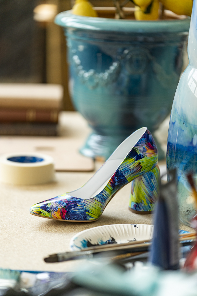 Pantofi Dama Cu Toc Gros Eveline Blue Magic CONDUR by alexandru 3