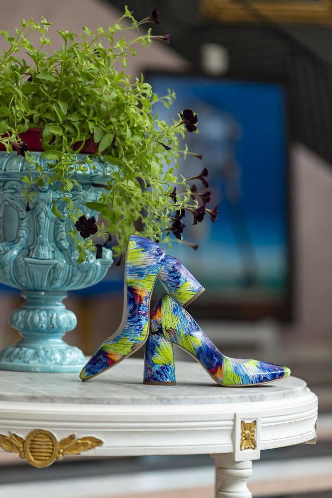 Pantofi Dama Cu Toc Gros Eveline Blue Magic CONDUR by alexandru 5