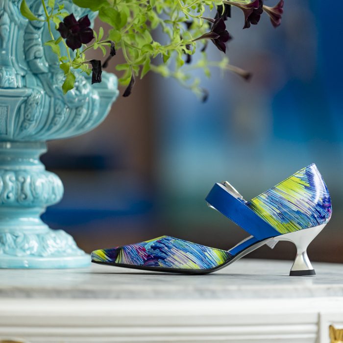 Pantofi Dama Toc Clepsidra Namira Blue Magic CONDUR by alexandru 3