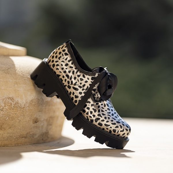 Pantofi Dama Cu Siret Renate Argento - imagine 6