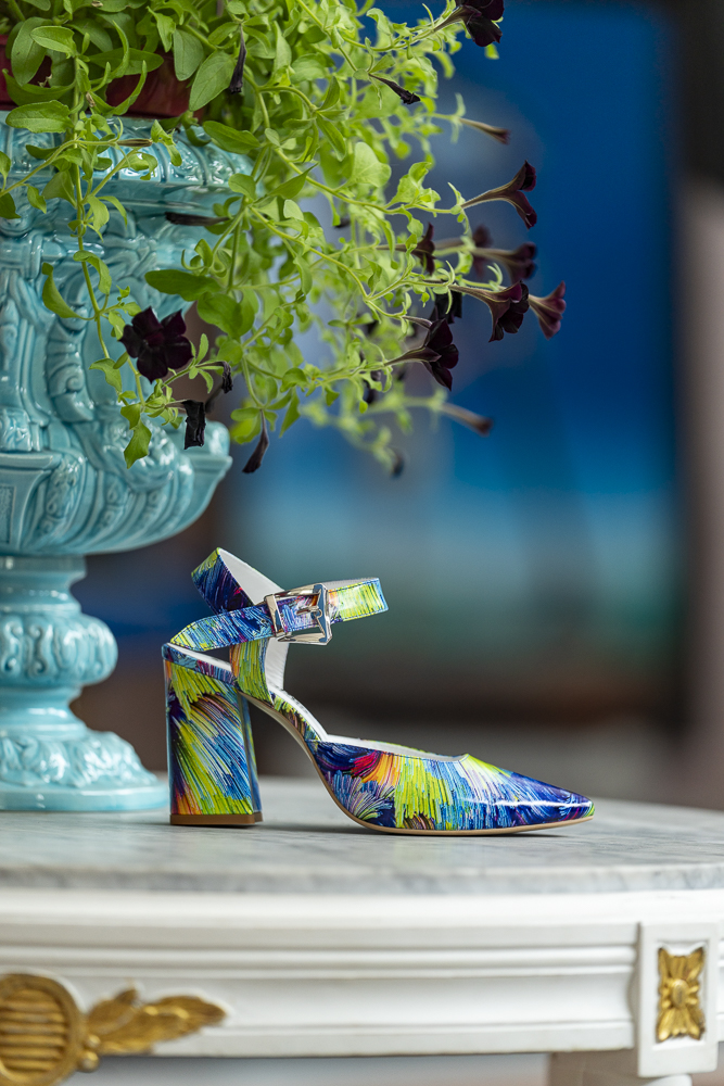 Pantofi Dama Cu Toc Gros Jolie Blue Magic CONDUR by alexandru 2
