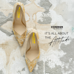 Pantofi Dama Toc Clepsidra Marta Golden Flower CONDUR by alexandru 1