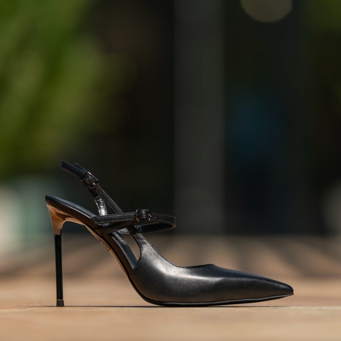 Pantofi Stiletto Mayar Black CONDUR by alexandru 4