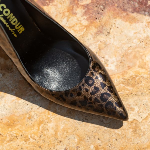 Pantofi Dama Toc Clepsidra Melisa Copper CONDUR by alexandru 2
